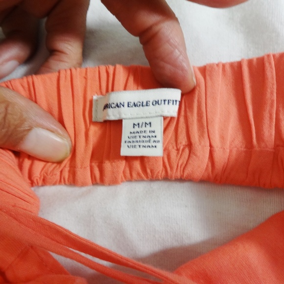 AMERICAN EAGLE Women's Orange Summer Dress Medium - Picture 6 of 6